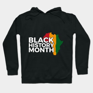 black history month map Hoodie